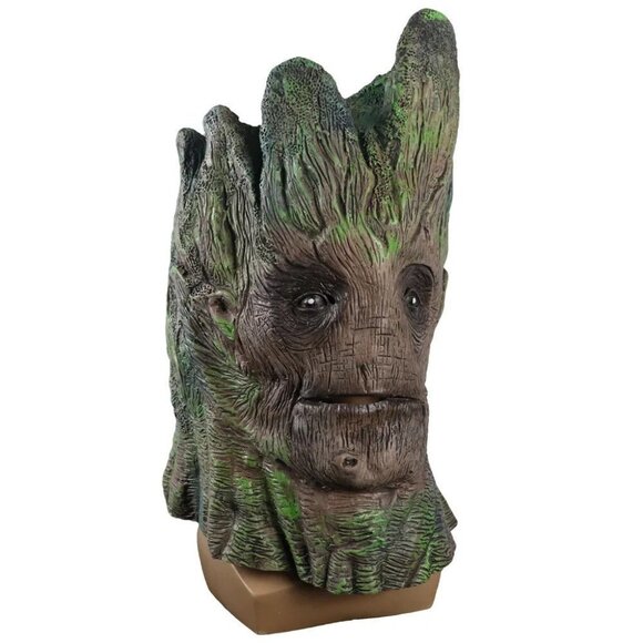 Guardians of Galaxy Baby Groot Tree Costume Latex Head Mask Halloween - Picture 4 of 4